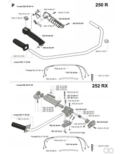 Husqvarna - 537024203 - Gaszug