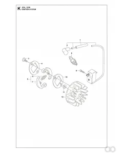 Husqvarna - 537032201 - Kupplungsbaugruppe