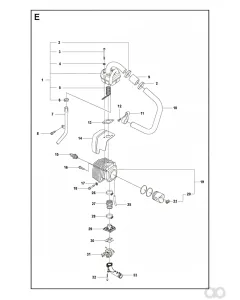 Husqvarna - 537061701 - Einlassrohr