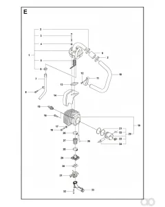 Husqvarna - 537250301 - Outlet Rohr