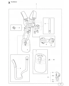 Husqvarna - 537275702 - Harness