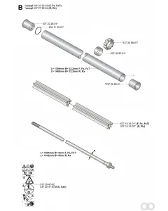 Husqvarna - 537279204 - Rohr (R, RX)