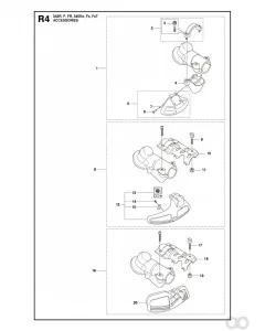 Husqvarna - 537310902 - Saegeblattschutz (R, Rx, FR)