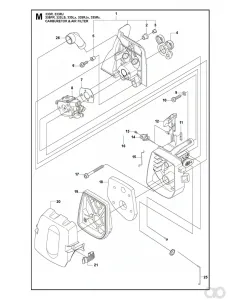 Husqvarna - 537314101 - Filterhalter