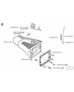 Husqvarna - 537342201 - Antivibrationselement