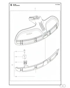 Husqvarna - 537396303 - Spatzschutz (Fuer die Tuerkei)