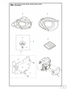Husqvarna - 537410804 - Luftfilter (Mesh 25µm, Winterwald)