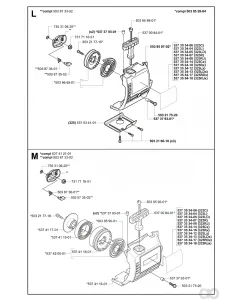 Husqvarna - 537420001 - Starterriemenscheibe Baugruppe