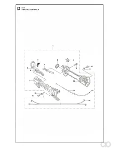 Husqvarna - 537443802 - Griff