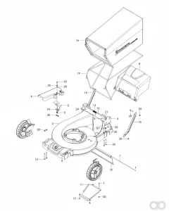 Husqvarna - 539112948 - Grassack (Models 968999287, 968999289 Only)