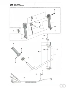 Husqvarna - 544203101 - Verkabelung (Rx, FRM)