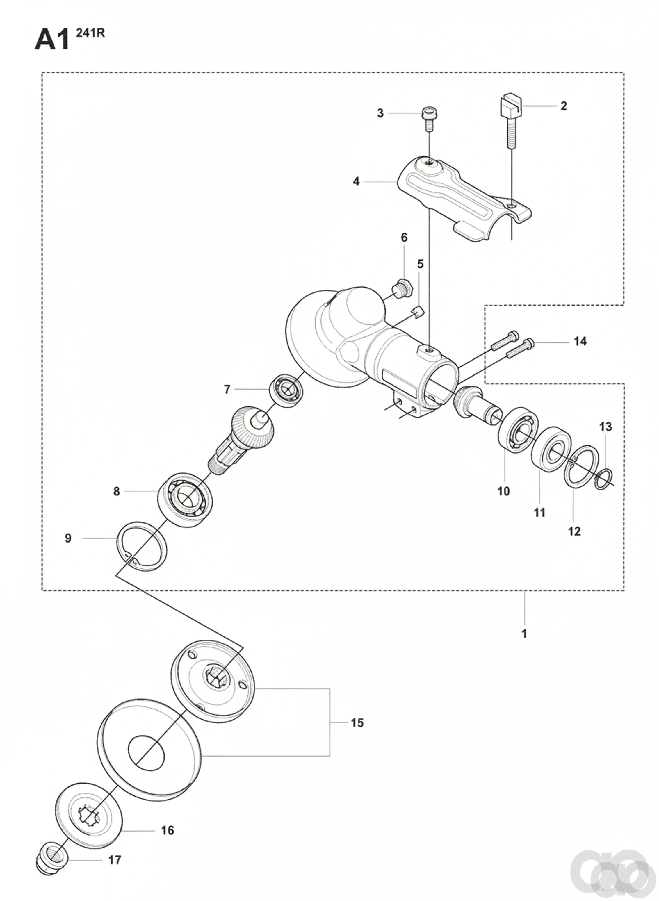 Husqvarna - 544216401 - Pruefladnia Katowa 235FR 333R 535Rx 336FR