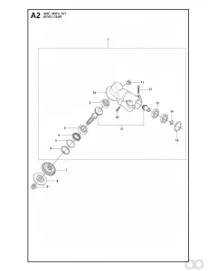Husqvarna - 544217801 - Flanschunterstuetzung