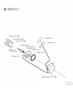 Husqvarna - 544261101 - Starterrolle