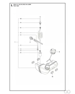 Husqvarna - 544889702 - Tankdeckel