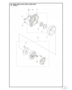Husqvarna - 544900701 - Kupplungstrommel
