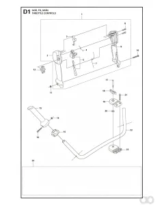 Husqvarna - 544977801 - Kabelbaum (R, Rx)