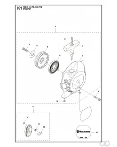 Husqvarna - 575840801 - Starter Baugruppe