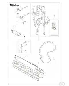 Husqvarna - 575842258 - Schiene (10, 1/4 - 1,3 mm)