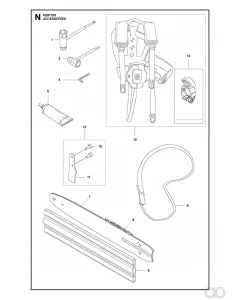 Husqvarna - 575842264 - Schiene (12, 1/4 - 1,3 mm)