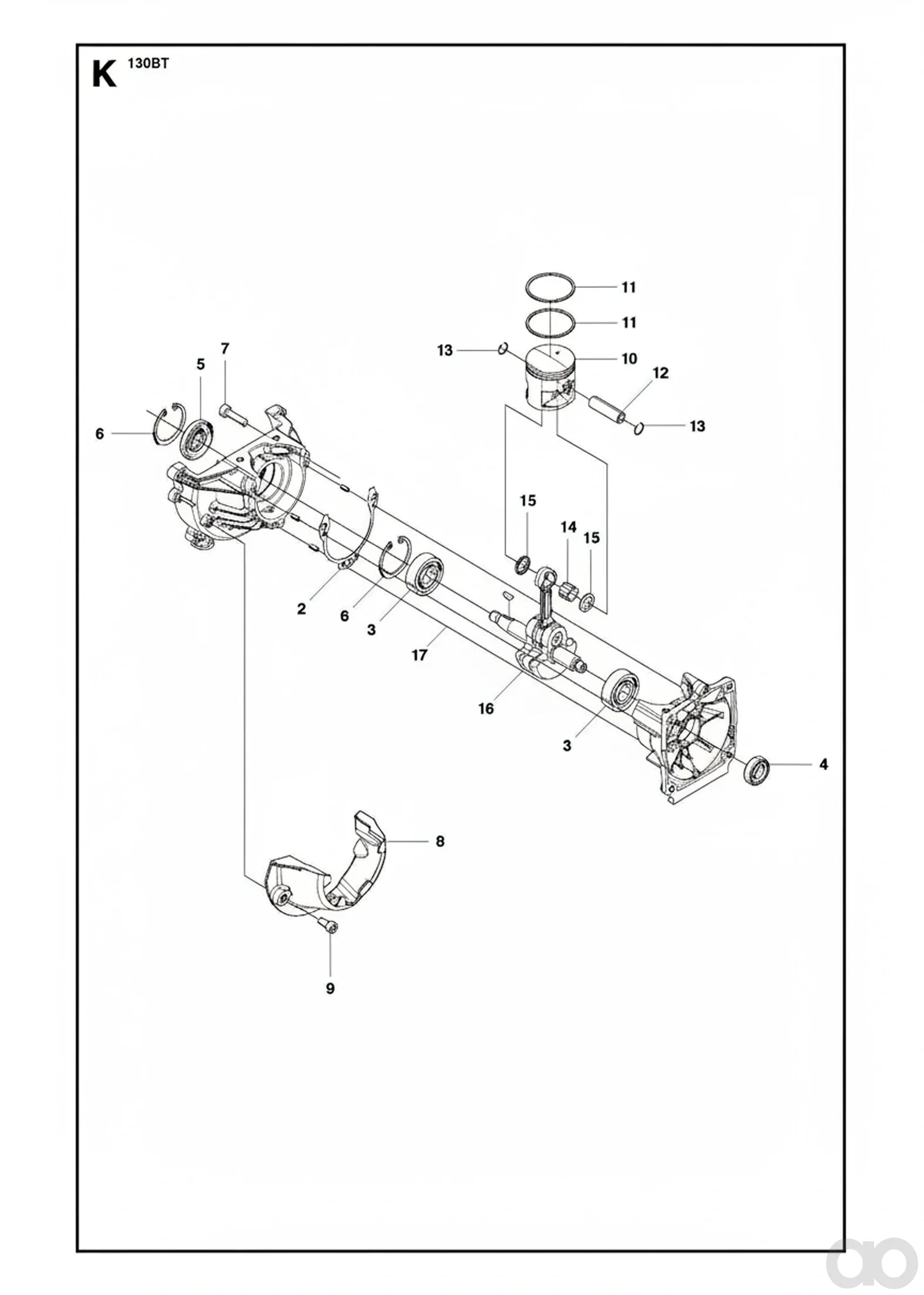Husqvarna - 576389101 - Kolben