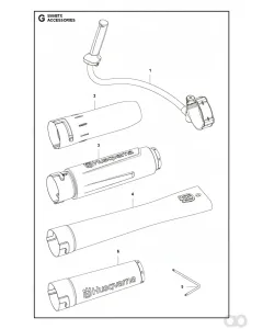Husqvarna - 576581801 - Rohr