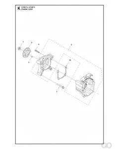 Husqvarna - 576591101 - Kurbelgehaeuse