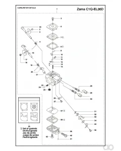 Husqvarna - 581167501 - Vergaser
