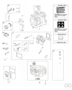 Husqvarna - 589669826 - Zylinderkopf (592536)