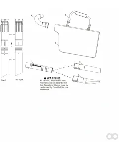 Husqvarna - 590569201 - Rohr (Baugruppe - Rohr - Oberer Geblaese mit Barriere)