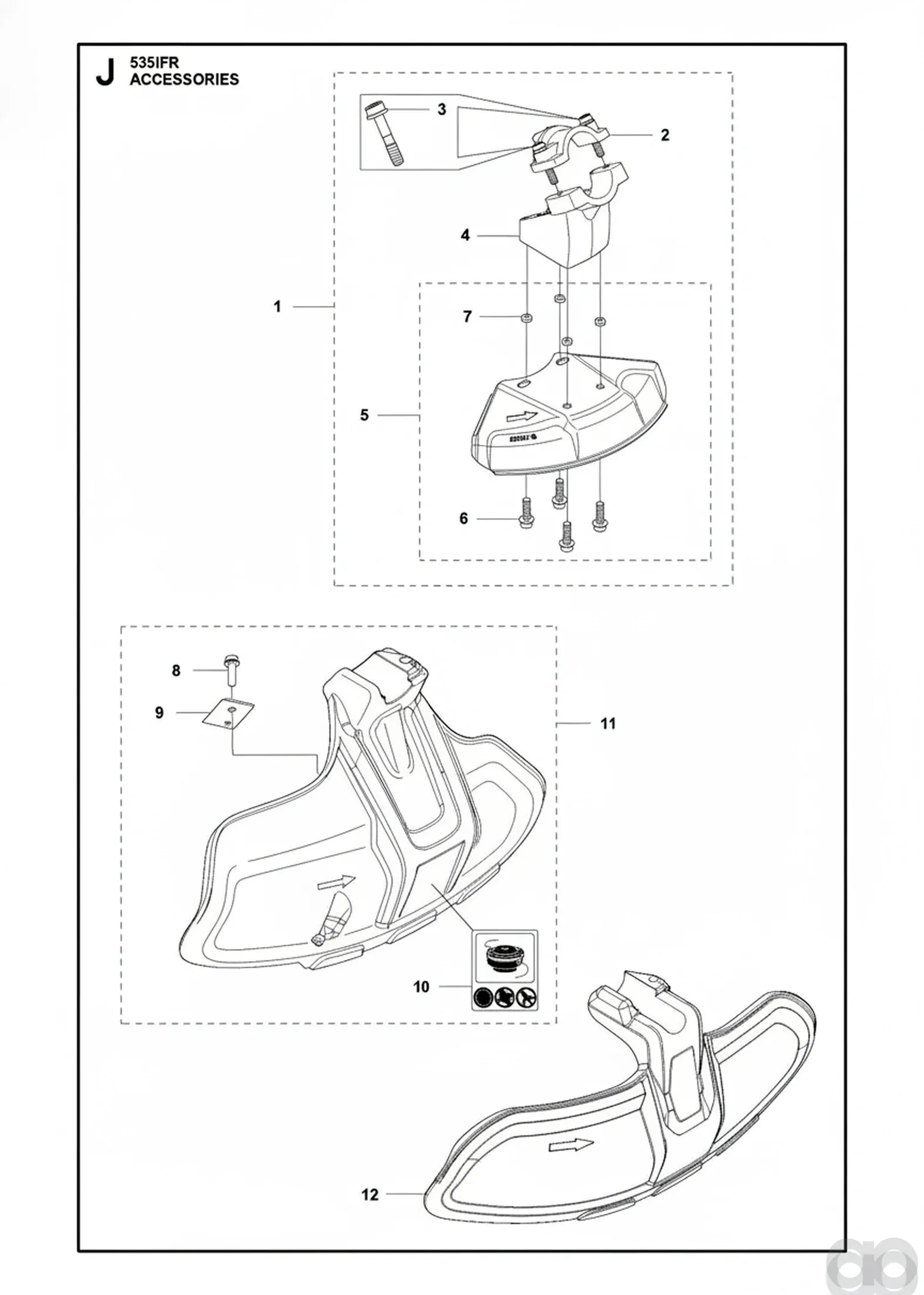 Husqvarna - 590880001 - Maehmesserschutz
