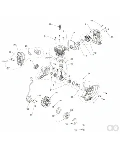 Husqvarna - 591397601 - Zylinder u Kolben 129R