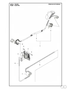 Husqvarna - 593895901 - Schalter-Satz