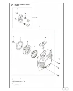 Husqvarna - 596249001 - Starterbaugruppe