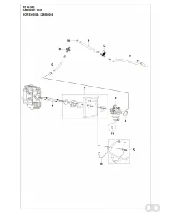 Husqvarna - 599349056 - Dichtungssatz (Vergaser-Dichtungssatz)