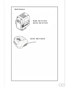 Husqvarna - 967241801 - Batterie