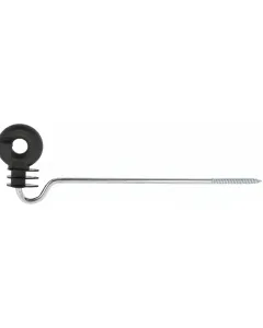 Kramp - 44310151 - Versetzter Ringisolator Schwarz Schraubenlaenge 220mm 15 Stueck Ako