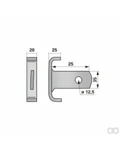 Krone - 00404414 - Zinkensicherung 264 039 Prillinger