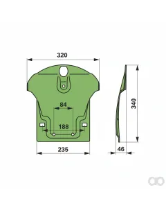 Krone - 00412451 - Gleitkufe Anstelle Von 1 Prillinger