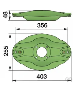 Krone - 00412640 - Maehscheibe Anstelle Von Prillinger