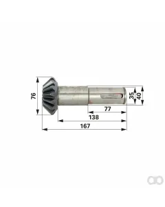 Krone - 00416336 - Ritzelwelle 16 Z, 145206 Prillinger