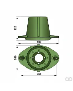 Krone - 00416345 - Maehtrommel Anstelle Von Prillinger