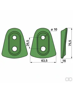 Krone - 00416355 - Messerhalterschutz 253 7 Prillinger