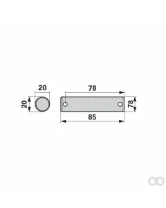 Krone - 00453523 - Bolzen 20 X 85 Mm, 143 4 Prillinger