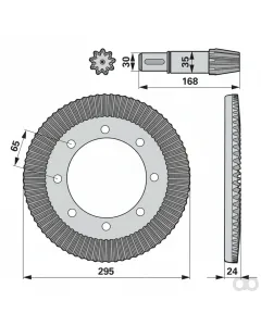 Krone - 00453525 - Kegelradsatz 9/79 Zaehne, Prillinger