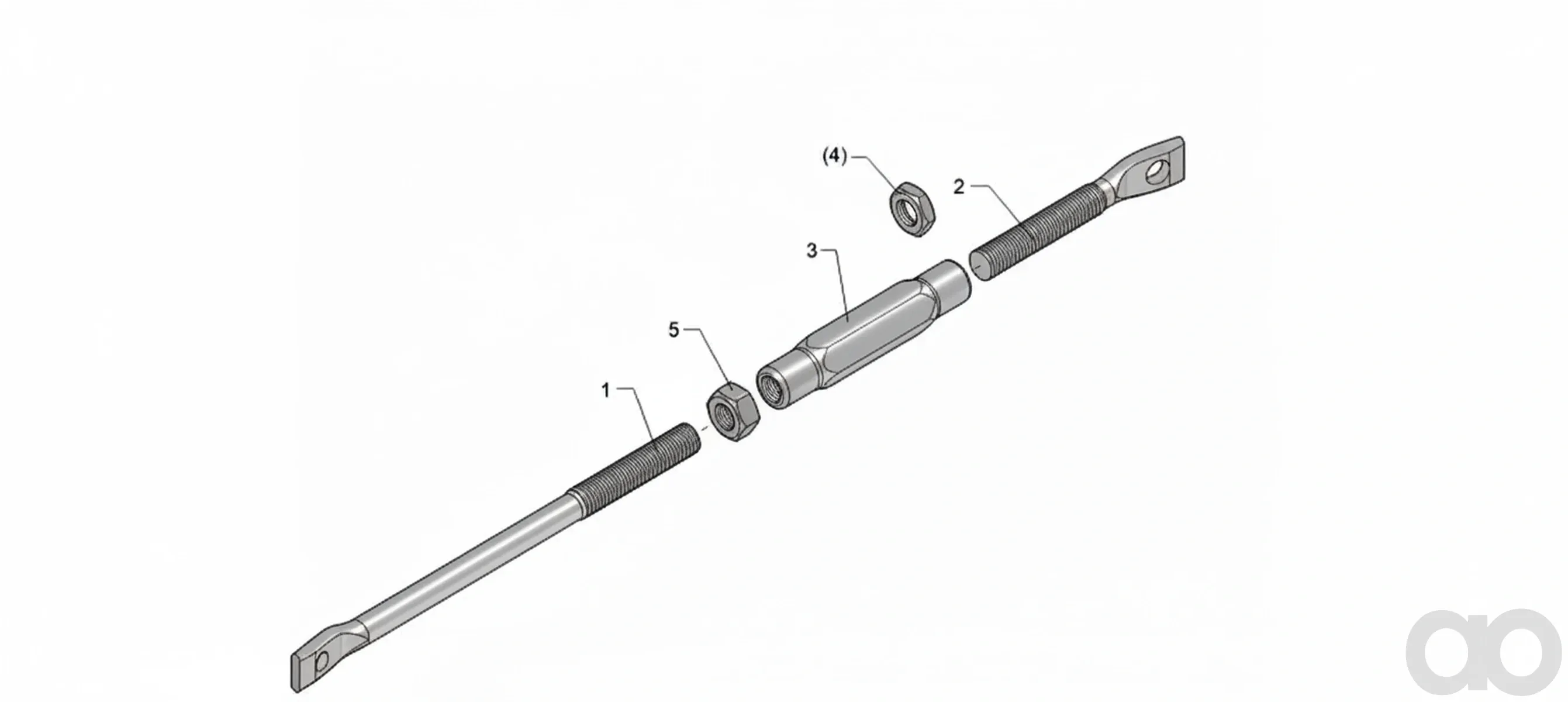 Lemken - 5670345 - Streichblechstuetze M20X550-650 8/15 GRD