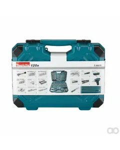 Makita - E06616 - Steckschluessel/Werkzeug-Satz 120-Teileig