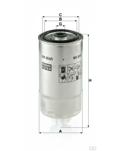 Mann Filter - WK8545 - Kraftstoffwechsel-Filter