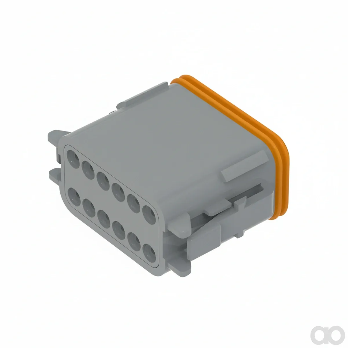 John Deere - 57M11097 - Schwarzes internes Elektroverbindergehaeuse, Hohlraeume 12