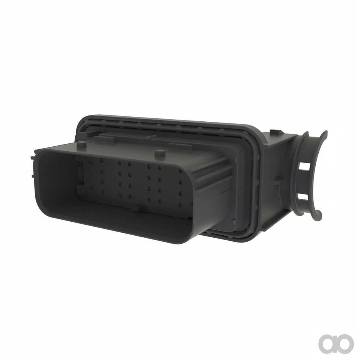 John Deere - 57M11525 - Schwarzes externes Elektroverbindergehaeuse, Hohlraeume 28